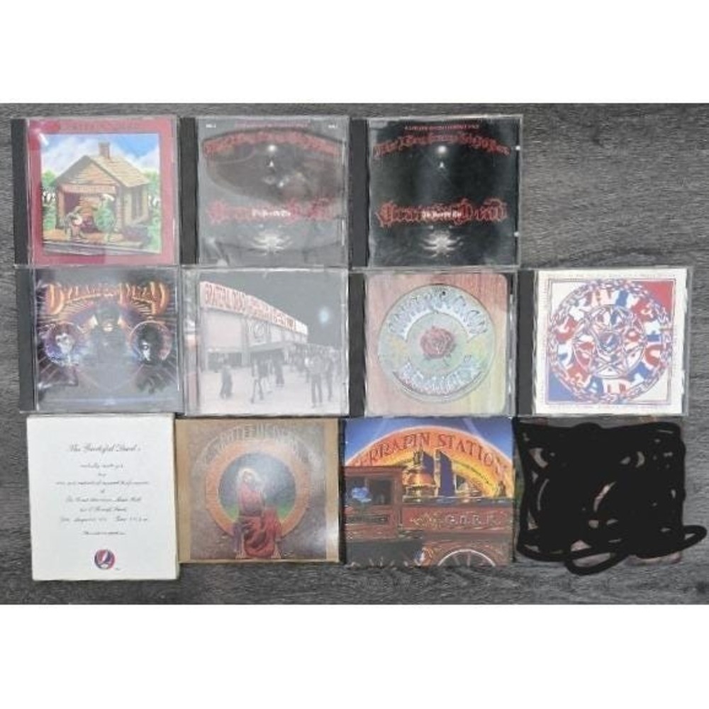 Grateful Dead CD Collection Lot 10 Albums One From The Vault Studio Live Set